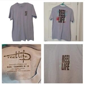 💙🌺New reel life men's tshirt